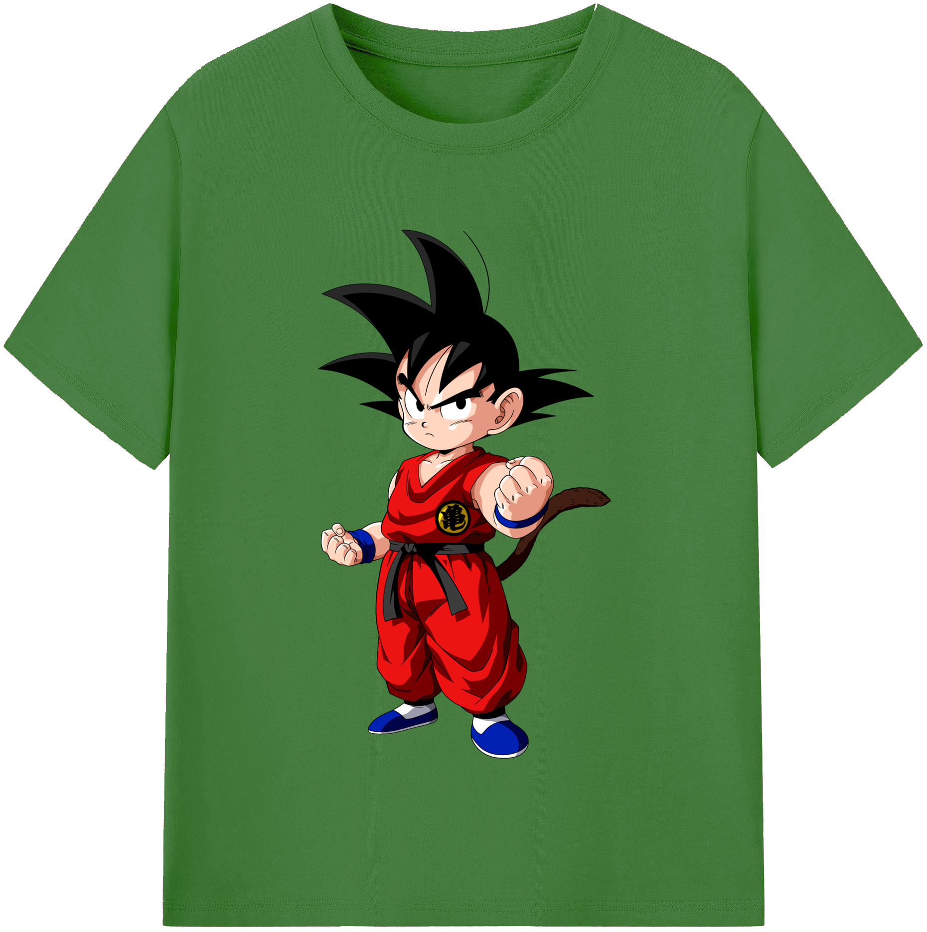 （画像用） ドラゴンボール 孫悟空（そん ごくう）Son Goku カカロット DRAGON BALL Kakarotto レディースカジュアルプリントTシャツ（綿100％）